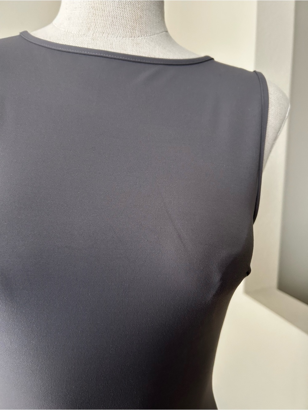 Davis Active Classic Sleeveless Crewneck Dress - Gray - Picture 5 of 7
